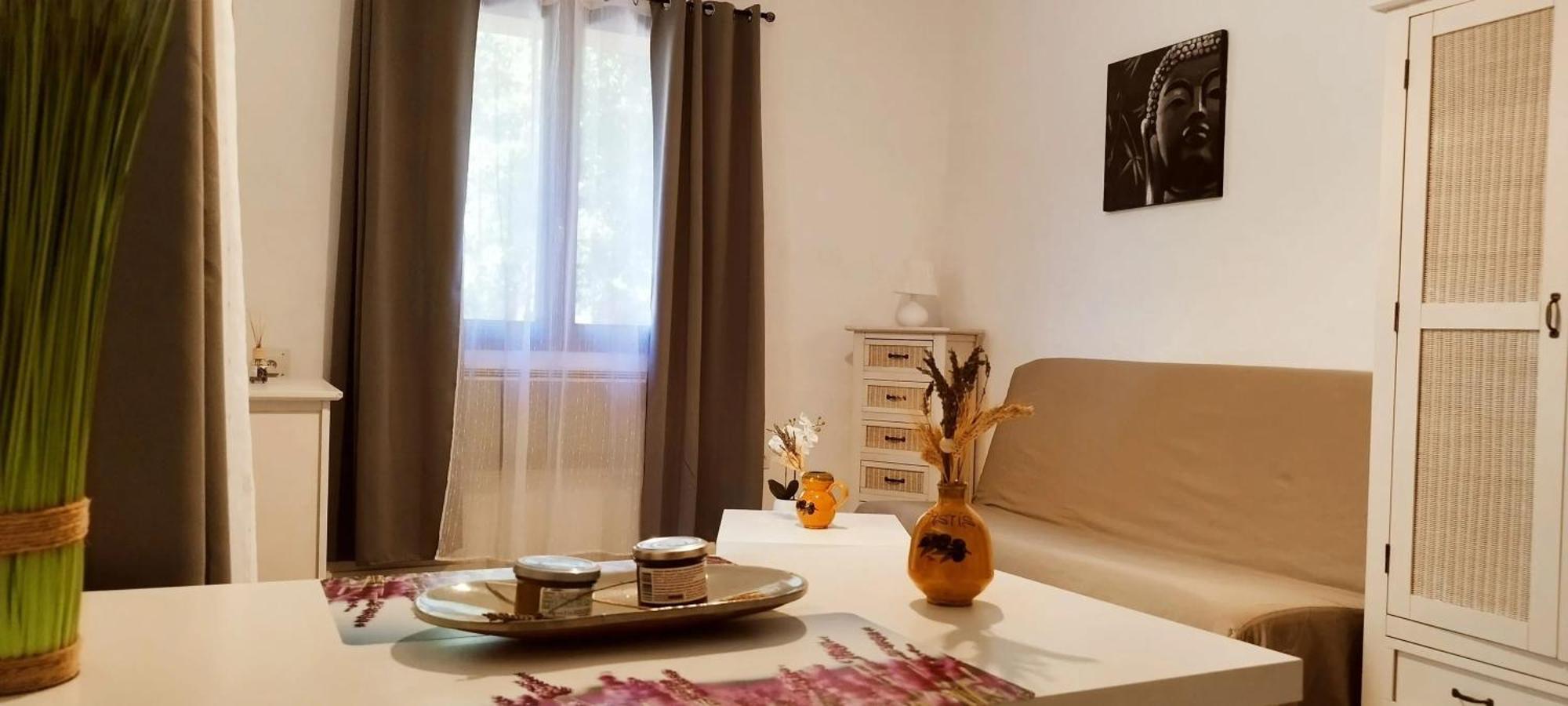 Studio Charmant Dans Un Ancien Moulin Pres D'Orange 30 M² Piscine Eksteriør bilde