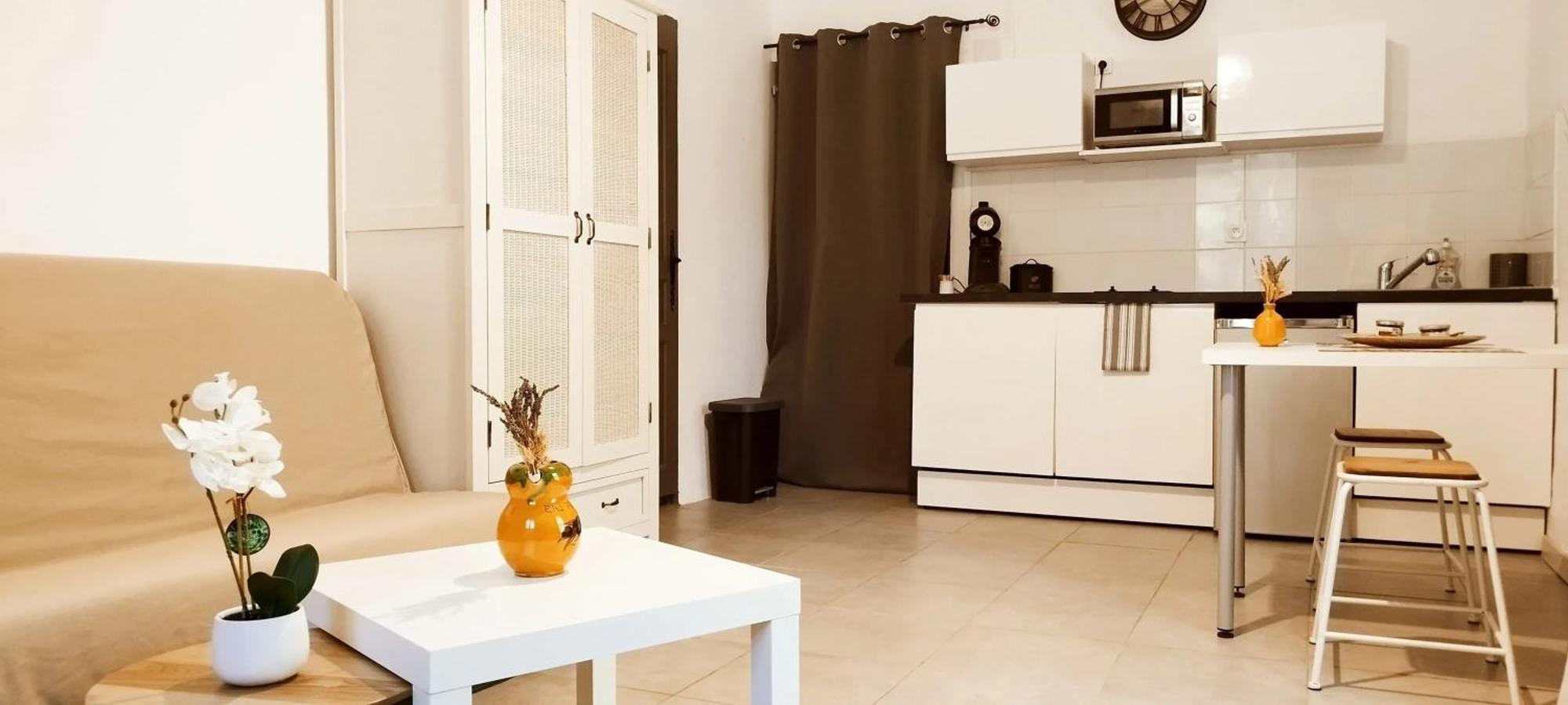 Studio Charmant Dans Un Ancien Moulin Pres D'Orange 30 M² Piscine Eksteriør bilde